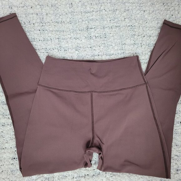 UNLABELED by Anna Petrosian HIGH WAISTED LEGGING - MAUVE M - Picture 1 of 7